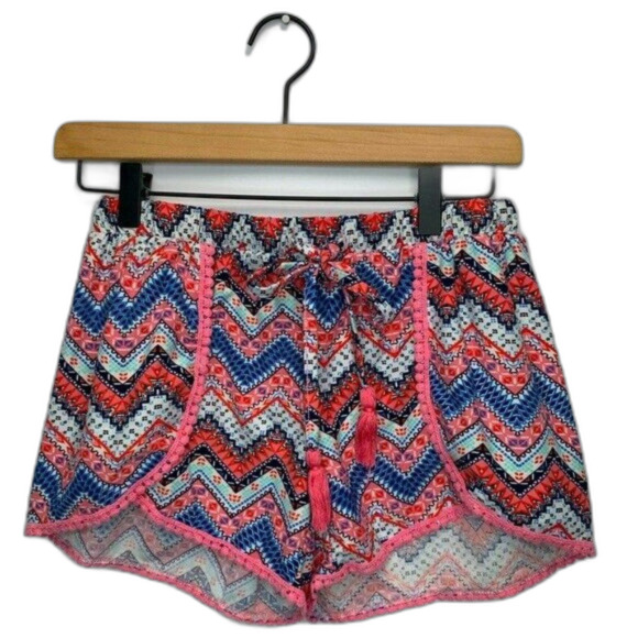No Boundaries Other - No Boundaries Boho Aztec Sleep Shorts Womens Lounge Pajama Tribal Soft small